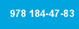 978 184-47-83
